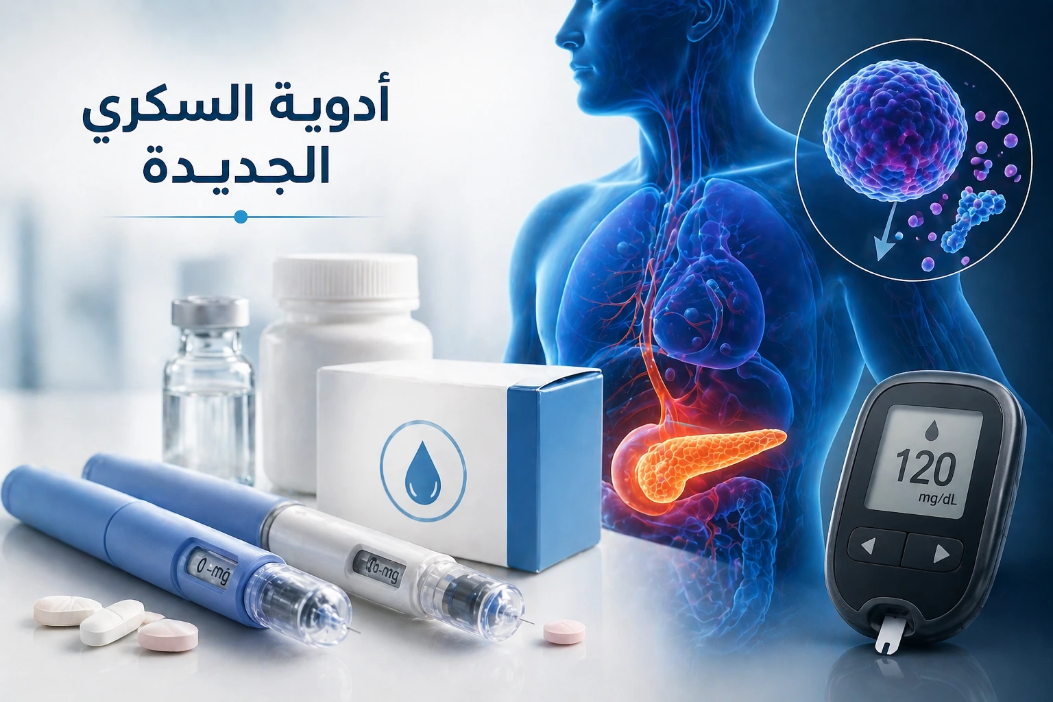 أدوية السكري الجديدة — مقارنة شاملة بين أجيال أدوية السكري من الميتفورمين الكلاسيكي إلى أوزمبيك وجارديانس الحديثة